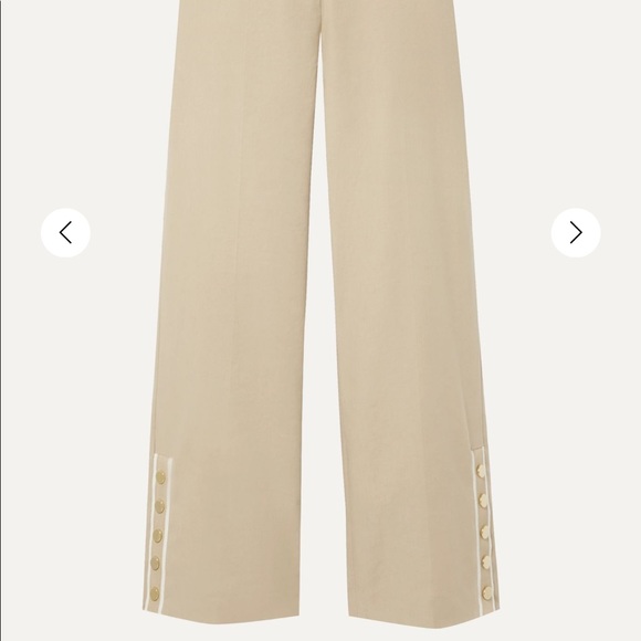 Veronica Beard Martin Pant Khaki Flare NWT - Picture 4 of 9